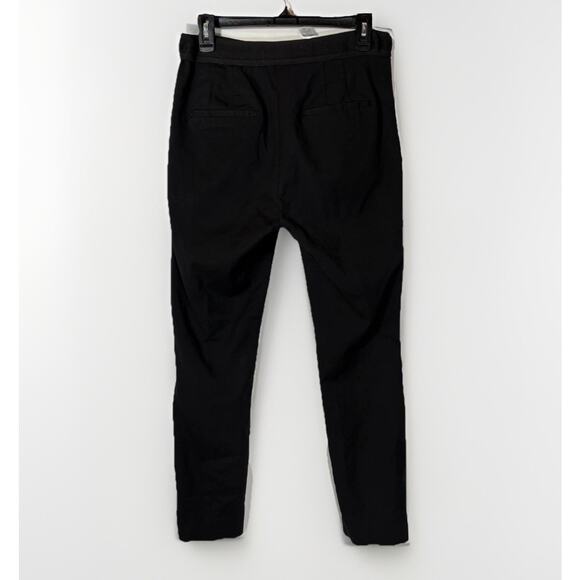 Zara Black Jogger Waist Trousers M Work Office Medium 27" Inseam Slim - Picture 7 of 14